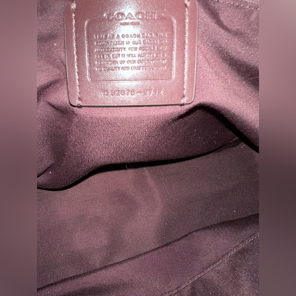 Coach Gallery Tote in Signature Canvas with Butterfly Print with COA - Picture 8 of 13